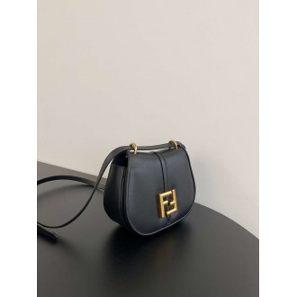 Fendi C'mon Small Bag in Black Calfskin