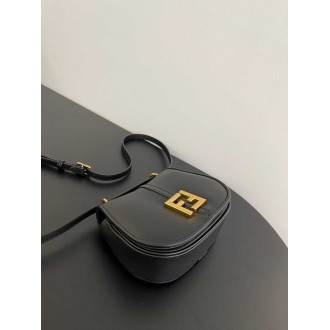 Fendi C'mon Small Bag in Black Calfskin