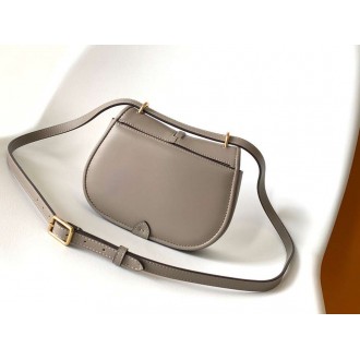 Fendi C'mon Small Bag in Grey Calfskin