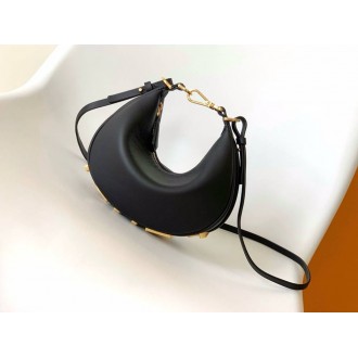 Fendi Fendigraphy Mini Bag in Black Calfskin