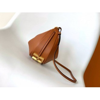 Fendi Fendigraphy Mini Bag in Brown Calfskin