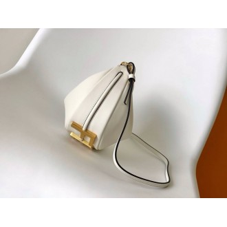 Fendi Fendigraphy Mini Bag in White Calfskin