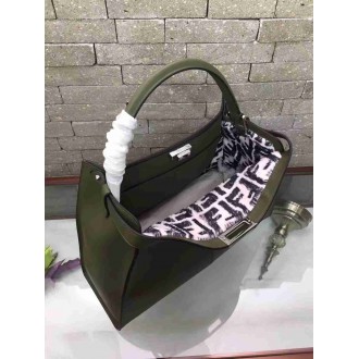 Fendi Green Peekaboo X Lite Large Bag