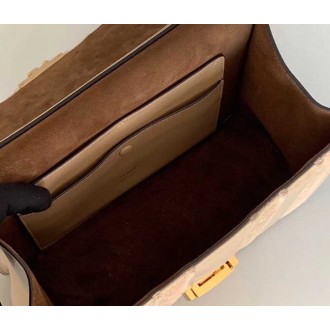 Fendi Kan U Bag In Beige Leather and Suede