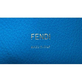 Fendi Kan U Shoulder Bag In Multicolor Leather and Suede
