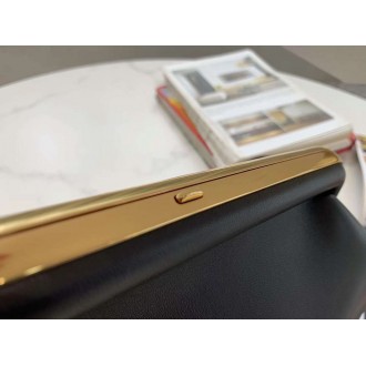 Fendi Medium First Bag In Black Nappa Leather