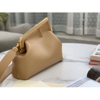 Fendi Medium First Bag In Pink Nappa Leather