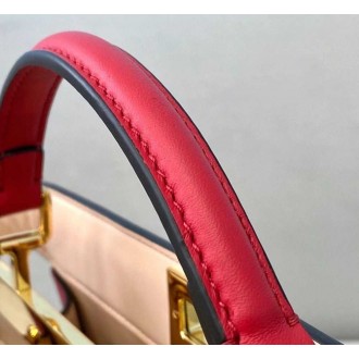Fendi Peekaboo ISeeU East-West Bag In Red Nappa