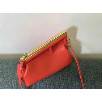 Fendi Small First Bag In Piment Nappa Leather