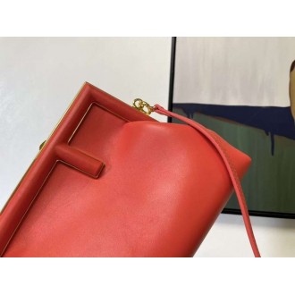 Fendi Small First Bag In Piment Nappa Leather