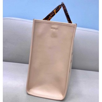 Fendi Sunshine Medium Shopper Bag In Beige Calfskin