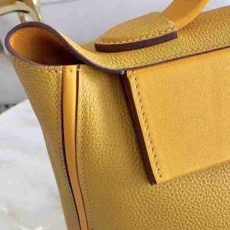 Hermes 24 24 29 Bag In Curry Clemence Calfskin