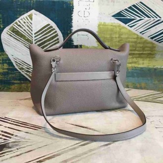 Hermes 24 24 29 Bag In Gris Asphalt Clemence Calfskin