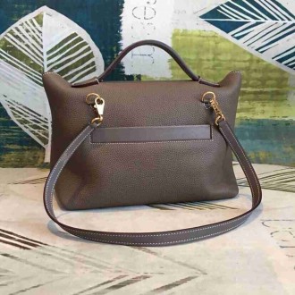 Hermes 24 24 29 Bag In Taupe Clemence Calfskin