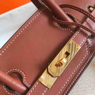 Hermes Birkin 30cm Bag In Toile H Canvas With Barenia Leather