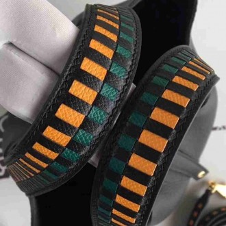 Hermes Black Tressage Cuir 25 MM Bag Strap