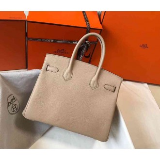 Hermes Argile Clemence Birkin 30cm Bag