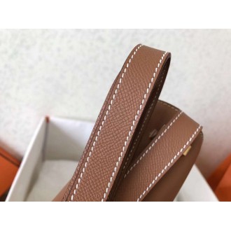 Hermes Epsom Constance 24cm Brown Handmade Bag
