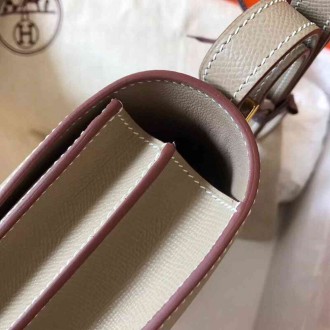 Hermes Epsom Constance 24cm Tourterelle Handmade Bag