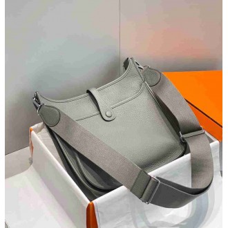 Hermes Evelyne III 29 Bag in Gris Meyer Clemence Leather