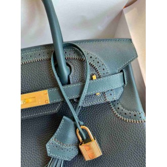 Hermes Ghillies Birkin 30cm Limited-edition Bag In Black Calfskin