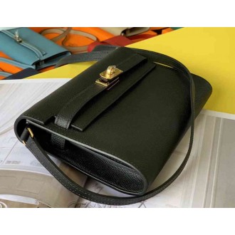 Hermes Kelly Classique To Go Wallet In Black Epsom Calfskin