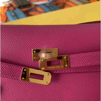 Hermes Kelly Classique To Go Wallet In Magnolia Epsom Calfskin