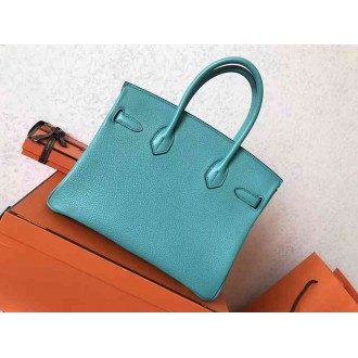 Hermes Lagon Birkin 30cm Clemence Handmade Bag
