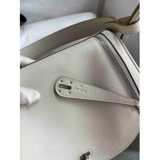 Hermes Lindy 26 Handmade Bag in Beton Swift Calfskin