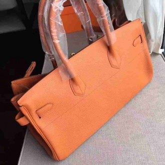 Hermes Orange JPG Birkin 42cm Shoulder Bag