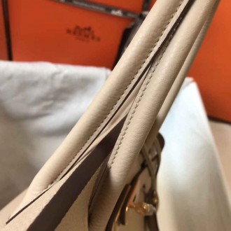 Hermes Argile Clemence Birkin 35cm Bag