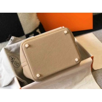 Hermes Picotin Lock 22 Bag In Trench Clemence Leather