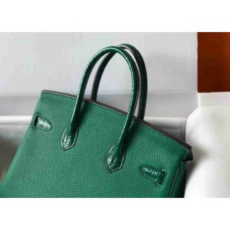 Hermes Touch Birkin 25cm Limited Edition Green Bag