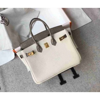 Hermes Touch Birkin 25cm Limited Edition White Bag