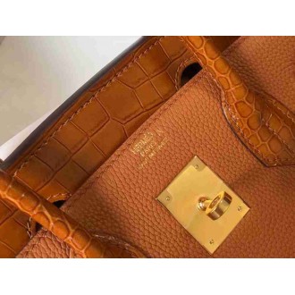 Hermes Touch Birkin 30cm Limited Edition Gold Bag