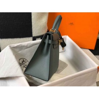 Hermes Vert Amande Epsom Kelly 25cm Sellier Bag GHW