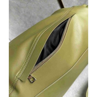 Loewe Flamenco Backpack in Olive Supple Calfskin