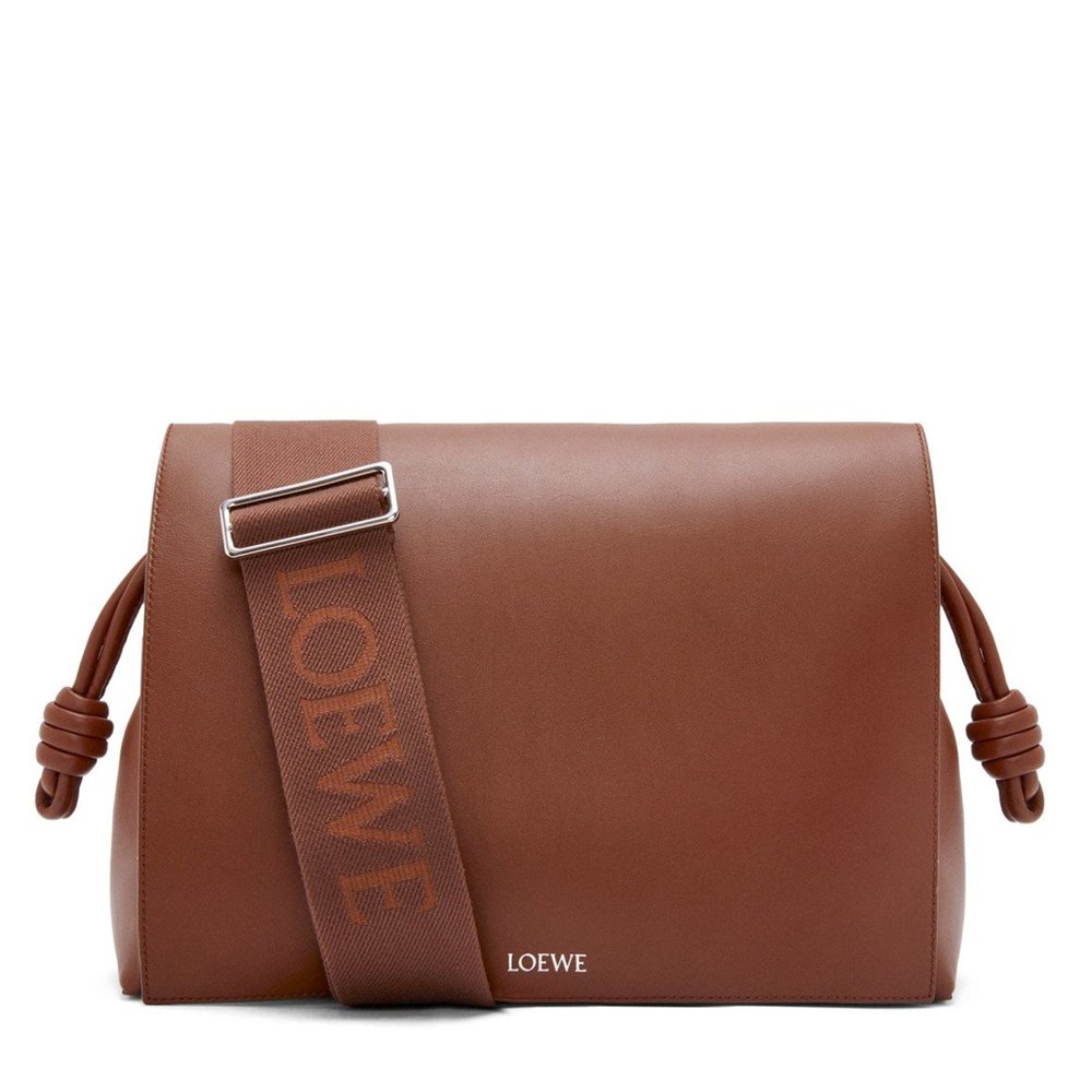 Loewe Flamenco Messenger Bag in Brownie Supple Calfskin