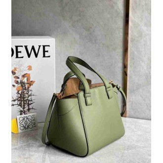 Loewe Hammock Nugget Bag In Avocado Green Calfskin