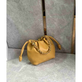 Loewe Mini Flamenco Purse Bag in Sahara Nappa Lambskin