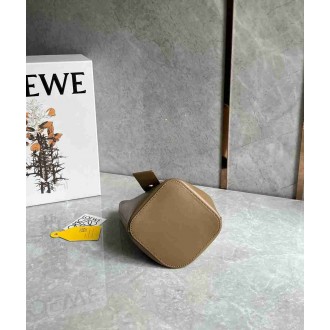 Loewe Mini Pebble Bucket Bag in Oak Calfskin