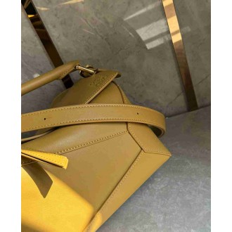 Loewe Puzzle Edge Small Bag in Sahara Classic Calfskin