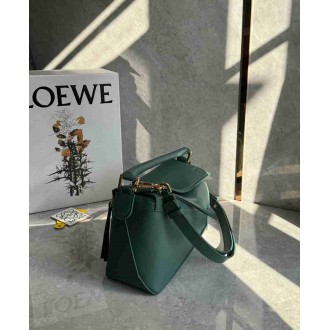 Loewe Puzzle Edge Small Bag in Vetiver Classic Calfskin