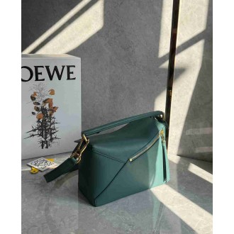 Loewe Puzzle Edge Small Bag in Vetiver Classic Calfskin