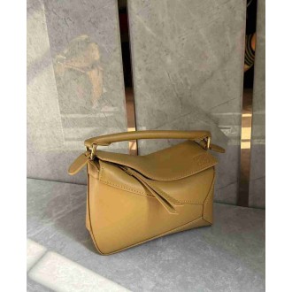 Loewe Puzzle Mini Bag in Sahara Classic Calfskin