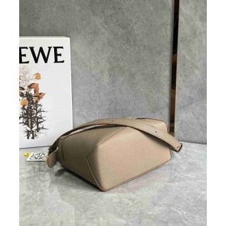 Loewe Puzzle Small Bag in Sand Soft Grained Leather
