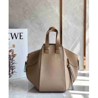 Loewe Small Hammock Bag In Sand Grained Leather