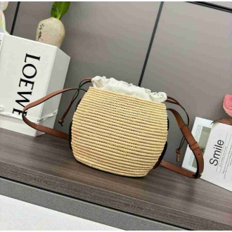 Loewe x Paula's Ibiza Raffia Beehive Basket Bag