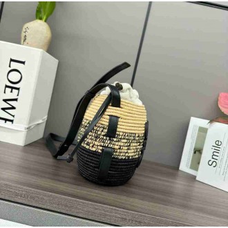 Loewe x Paula's Ibiza Raffia Beehive Degrade Basket Bag