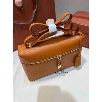 Loro Piana Extra Bag L27 in Tan Calfskin